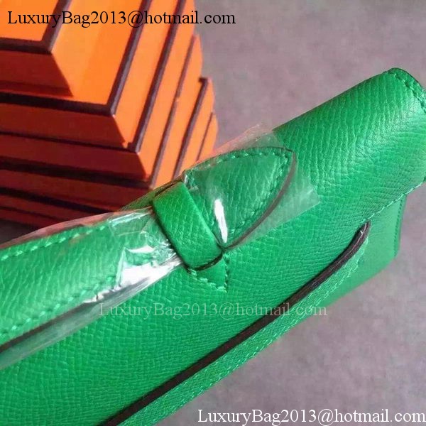 Hermes Kelly 31cm Clutch Epsom Leather KL31 Green
