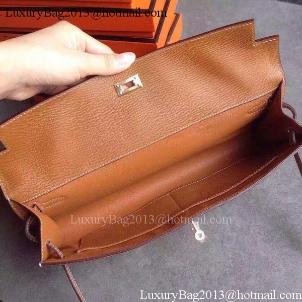 Hermes Kelly 31cm Clutch Epsom Leather KL31 Wheat