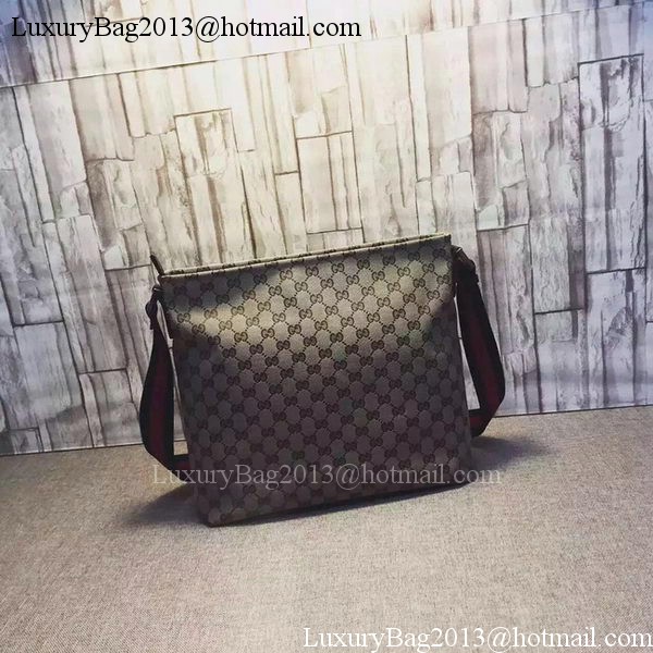 Gucci GG Canvas Medium Messenger Bags 189751 Brown