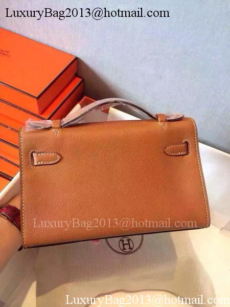 Hermes MINI Kelly 22cm Tote Bag Calfskin Leather K22 Wheat