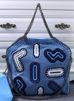 Stella McCartney Denim Tote Bag SM809 Blue
