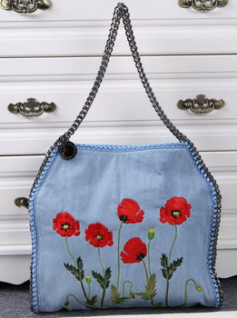 Stella McCartney Denim Tote Bag SM811 Blue