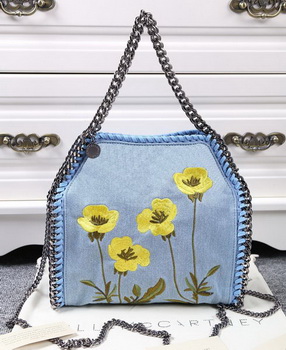 Stella McCartney Falabella Denim Bag SMC8866 Yellow
