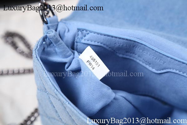 Stella McCartney QUilted Denim Cross Body Bags SMC015 Blue