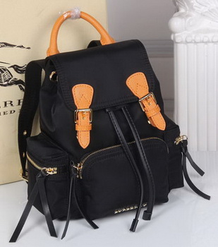 Burberry Backpack Fabric BU40166 Black&Orange