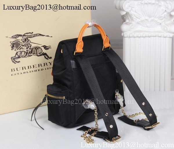 Burberry Backpack Fabric BU40166 Black&Orange