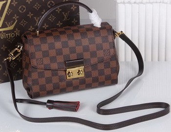 Louis Vuitton Damier Ebene Canvas CROISETTE Bag N41581