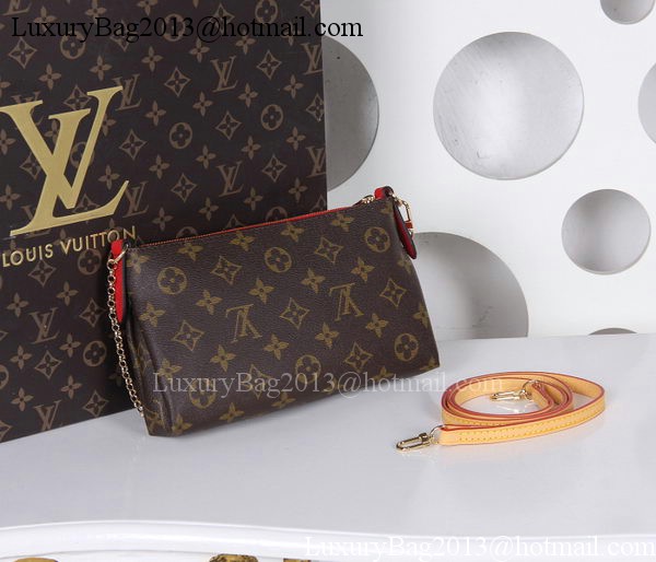 Louis Vuitton M41638  Monogram Canvas PALLAS CLUTCHES Red