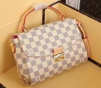 Louis Vuitton N41581 Damier Azur Canvas CROISETTE Bag