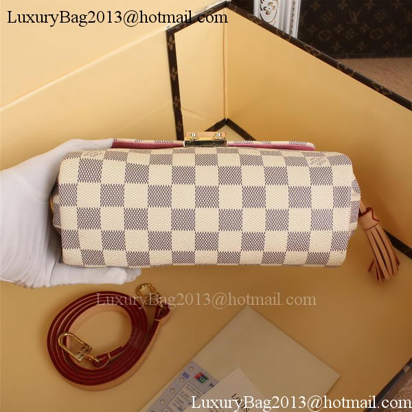 Louis Vuitton N41581 Damier Azur Canvas CROISETTE Bag