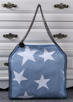 Stella McCartney Denim Tote Bag SM811 Star