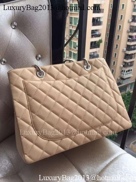 Chanel Shopper Bag Original Calfskin Leather A95021 Apricot