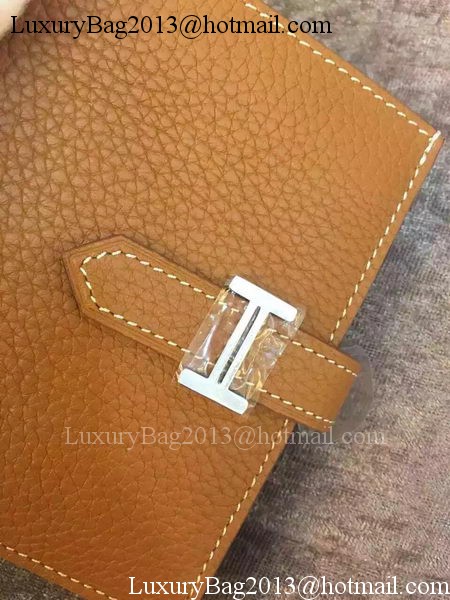 Hermes Bi-Fold Wallet Togo Leather H512 Brown Hermes Bi-Fold Wallet Togo Leather H512 Brown