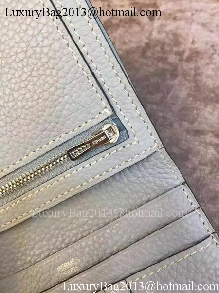Hermes Bi-Fold Wallet Togo Leather H512 Light Blue Hermes Bi-Fold Wallet Togo Leather H512 Light Blue
