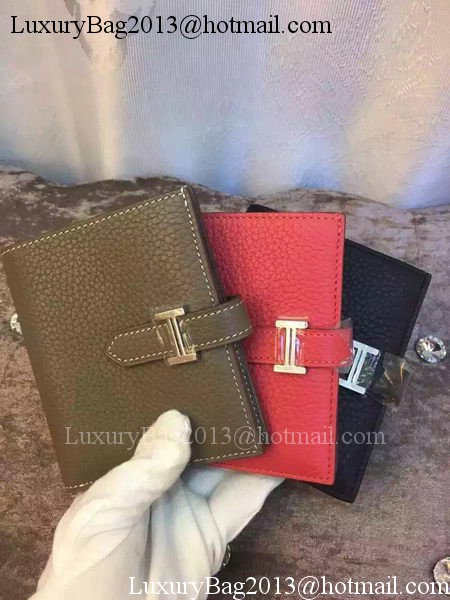 Hermes Bi-Fold Wallet Togo Leather H512 Light Red Hermes Bi-Fold Wallet Togo Leather H512 Light Red