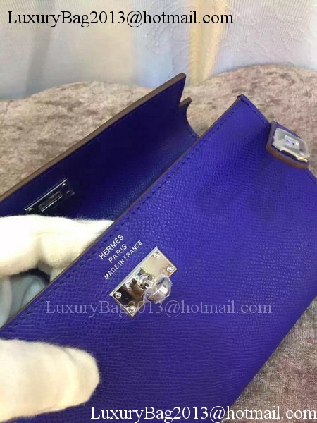 Hermes Kelly Wallet Epsom Leather H009 Royal