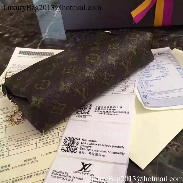 Louis Vuitton M41638 Black Monogram Canvas PALLAS Clutch