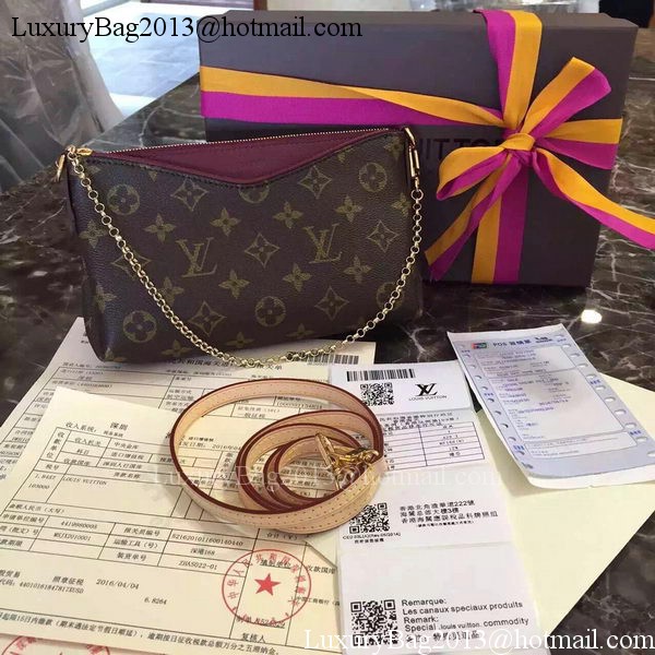 Louis Vuitton M41638 Purple Monogram Canvas PALLAS Clutch