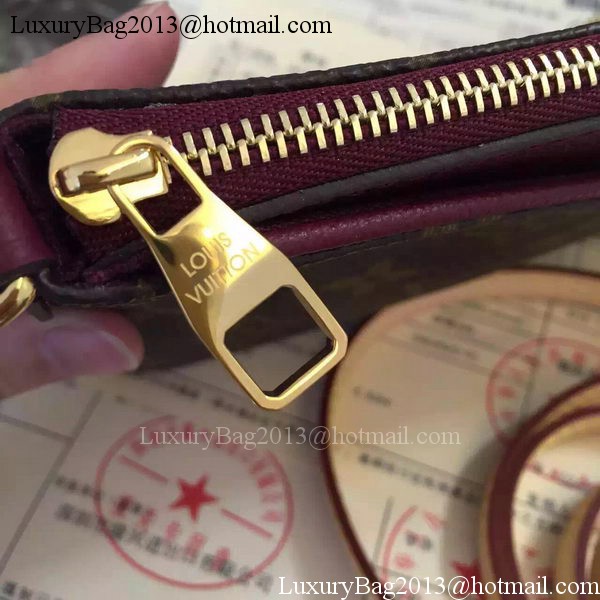 Louis Vuitton M41638 Purple Monogram Canvas PALLAS Clutch