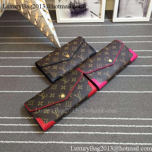 Louis Vuitton Monogram Canvas SARAH WALLET RETIRO M41951 Black