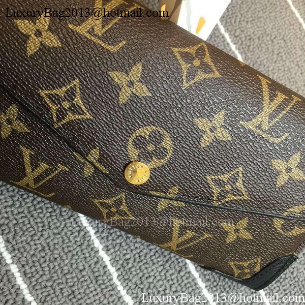 Louis Vuitton Monogram Canvas SARAH WALLET RETIRO M41951 Black