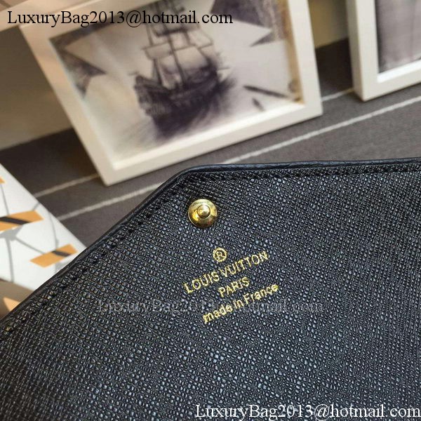 Louis Vuitton Monogram Canvas SARAH WALLET RETIRO M41951 Black