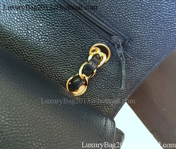 Chanel Jumbo Double Flaps Bag Blue Cannage Pattern A36097 Gold