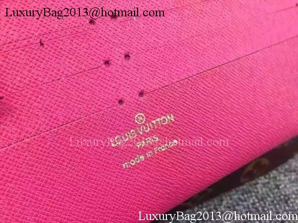 Louis Vuitton Monogram Canvas Felicie Chain Wallet M61276 Rose