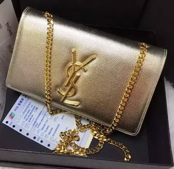 Yves Saint Laurent Cross-body Shoulder Bag Y9015 Gold