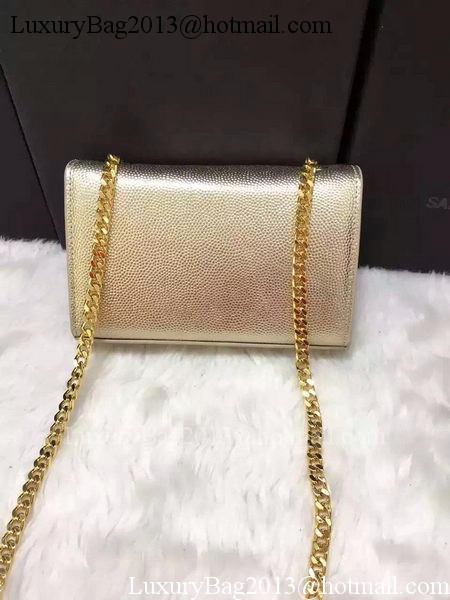 Yves Saint Laurent Cross-body Shoulder Bag Y9015 Gold