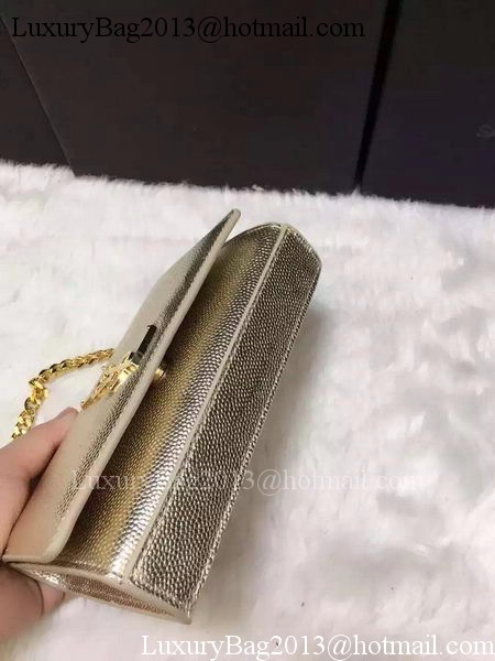 Yves Saint Laurent Cross-body Shoulder Bag Y9015 Gold