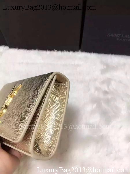 Yves Saint Laurent Cross-body Shoulder Bag Y9015 Gold