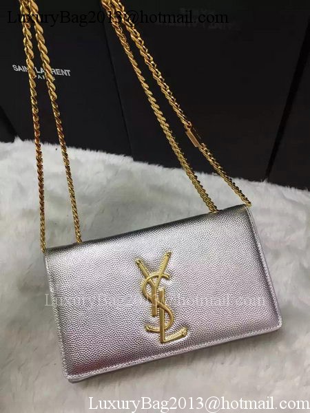 Yves Saint Laurent Cross-body Shoulder Bag Y9015 Silver