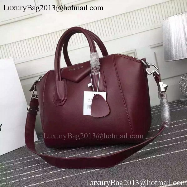 Givenchy Antigona Bag Calfskin Leather G66552 Burgundy