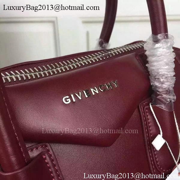 Givenchy Antigona Bag Calfskin Leather G66552 Burgundy