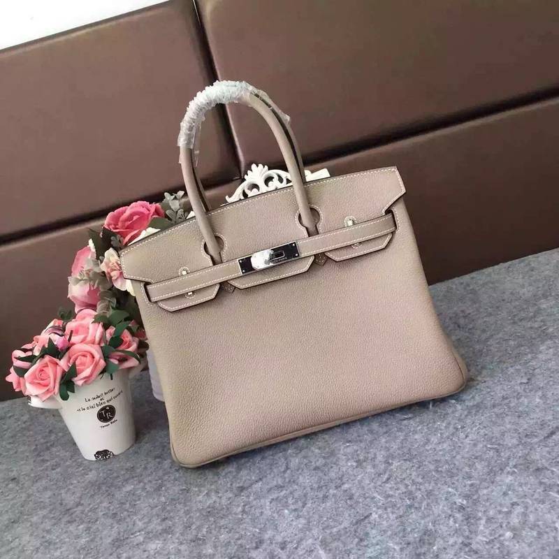 Hermes Birkin 35CM 30CM Tote Bag Grainy Leather H35H30 Grey