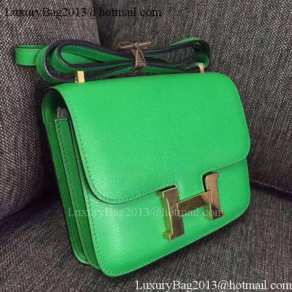 Hermes Constance Bag Calfskin Leather H9999 Light Green