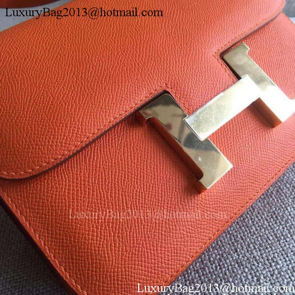 Hermes Constance Bag Calfskin Leather H9999 Orange