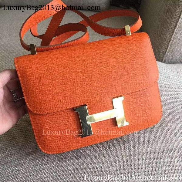 Hermes Constance Bag Calfskin Leather H9999 Orange