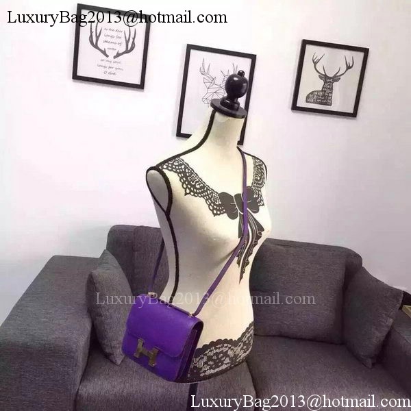 Hermes Constance Bag Calfskin Leather H9999 Violet