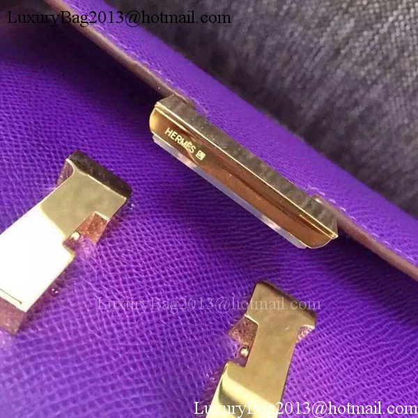 Hermes Constance Bag Calfskin Leather H9999 Violet