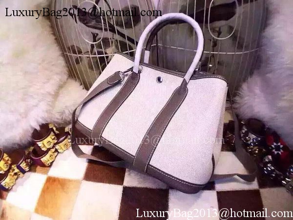 Hermes Garden Party 36cm Tote Bags Canvas HGP1927 Grey