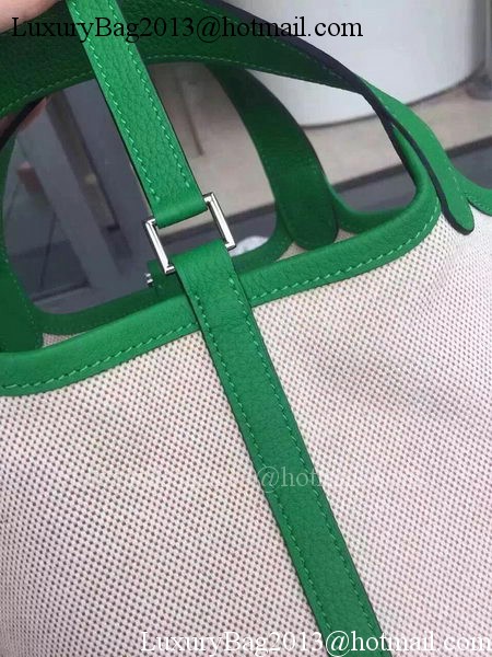 Hermes Picotin Lock 18cm Bag Canvas HPL8618T Green