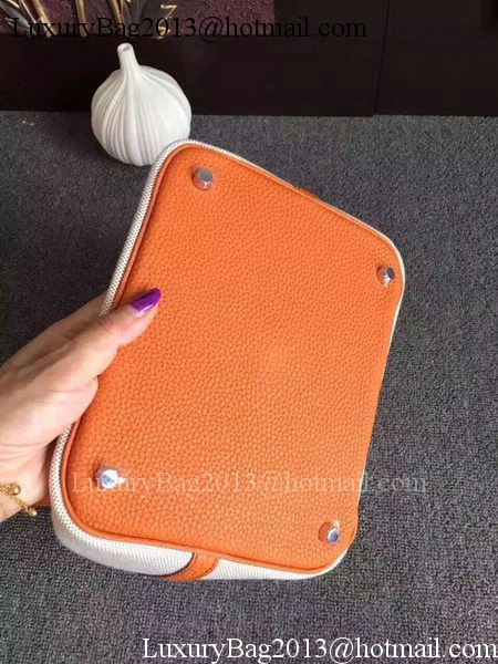 Hermes Picotin Lock 18cm Bag Canvas HPL8618T Orange