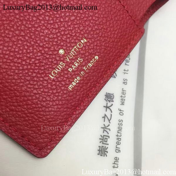 Louis Vuitton Monogram Empreinte COMPACT CURIEUSE WALLET M60568 Red