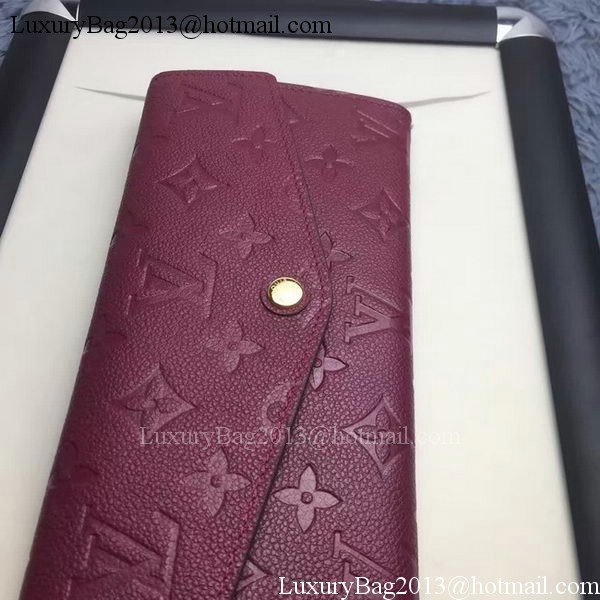 Louis Vuitton Monogram Empreinte WALLET M60565 Purple