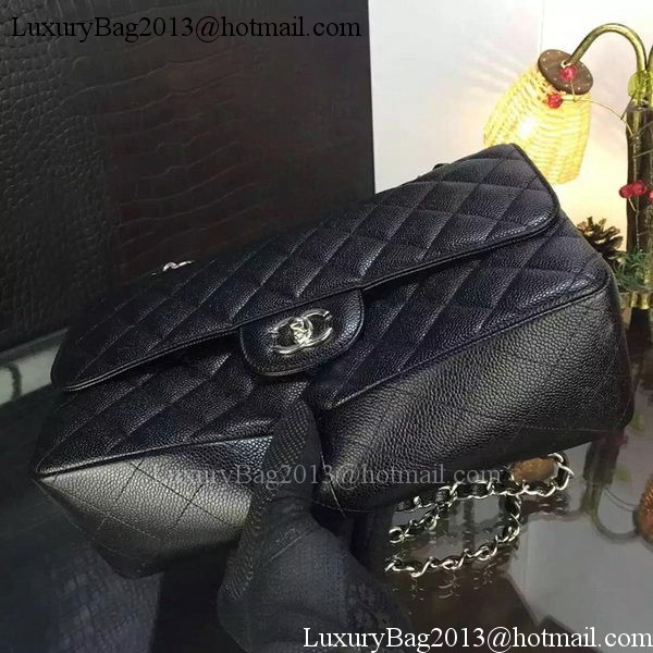 Chanel Classic Flap Bag Original Cannage Patterns A1119 Black