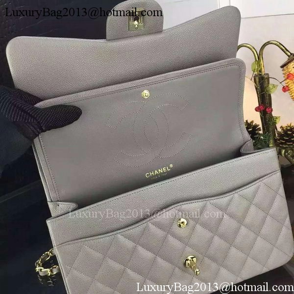 Chanel Classic Flap Bag Original Cannage Patterns A1119 Grey