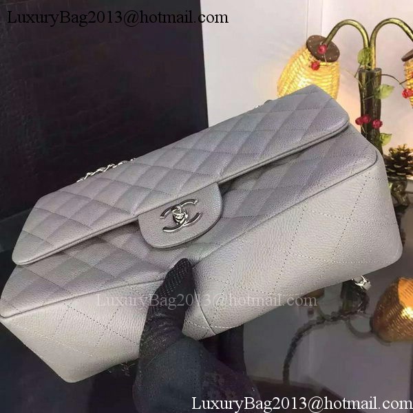 Chanel Classic Flap Bag Original Cannage Patterns A1119 Grey