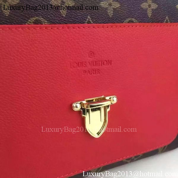 Louis Vuitton Monogram Canvas PALLAS CHAIN Bag M41731 Red